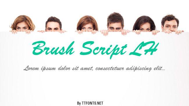 Brush Script LH example